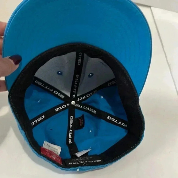 Puma 210 Fitted Blue Baseball Hat (Size 6 7/8-7 1/4) - Picture 5 of 6